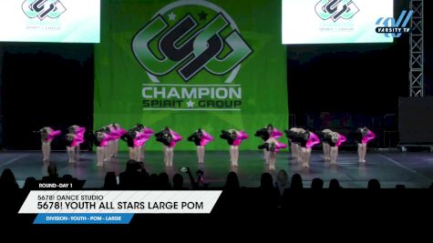 5678! Dance Studio - 5678! Youth All Stars Large Pom [2025 Youth - Pom - Large Day 1] 2025 CSG Dance Grand Nationals