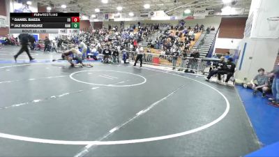 132 lbs Champ. Round 1 - Jaz Rodriguez, Ramona vs Daniel Baeza, San Dimas