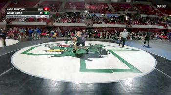 190 lbs Round 2 - Quarters & 1st Wb (16 Team) - Kade Stratton, Comal Pieper vs Wyatt Young, Azle