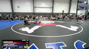 132 lbs Cons. Semi - Joseph Davis, Ascend Wrestling Academy vs Atheer Alwadi, Punisher Wrestling Company