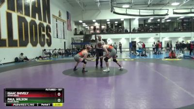 197 lbs Round 3 - Paul Wilson, Heidelberg vs Isaac Shively, Heidelberg