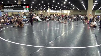 80 lbs Round 4 (6 Team) - Luke Rogers, Alabama Elite Black vs Roger Caputo, Rabbit WC
