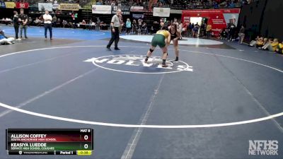 185G Cons. Semi - Allison Coffey, South Anchorage High School vs Keasiya Luedde, Service High School Cougars