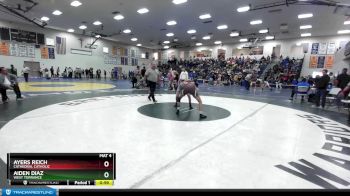 113 lbs Cons. Round 3 - Ayers Reich, Cathedral Catholic vs Aiden Diaz, West Torrance