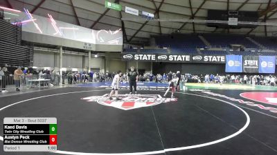 100 lbs Champ. Rd Of 32 - Kaed Davis, Twin City Wrestling Club vs Austyn Peck, Mat Demon Wrestling Club