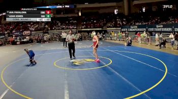 G 114 lbs Cons. Round 2 - Leah Jones, East Ascension Girls vs Ava Favalora, E.D. White Girls