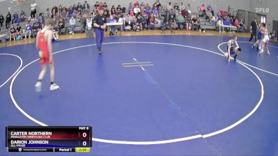 110 lbs Round 2 - Carter Northern, Pendleton Wrestling Club vs Darion Johnson, All-phase