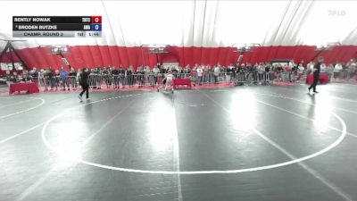 126 lbs Champ. Round 3 - Bently Nowak, Team Nazar Training Center vs Broden Butzke, Askren Wrestling Academy