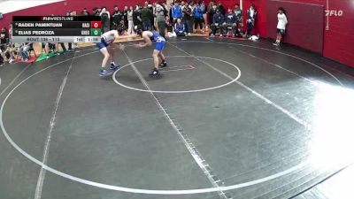 113 lbs Champ. Round 2 - Elias Pedroza, Granite Hills (El Cajon) vs Raden Pamintuan, Basic