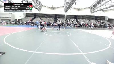 110-I lbs Consi Of 4 - Charles Polifrone, Olympic vs Jayden Anthony, Cross