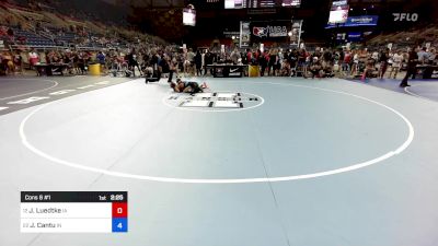 110 lbs Cons 8 #1 - Jasmine Luedtke, IA vs Joy Cantu, IN