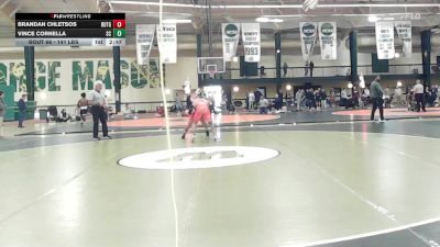 141 lbs Round Of 16 - Brandan Chletsos, Rutgers vs Vince Cornella, Spartan Combat RTC