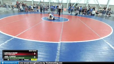 67 lbs Champ. Round 2 - Axel Carpio, Federal Way Spartans Wrestling vs Lincoln Shaw, Small Town Grims