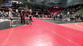 52 lbs Consi Of 8 #2 - Tobias Daniels, Checotah Matcats vs Bradley Shadwick, Berryhill Wrestling Club