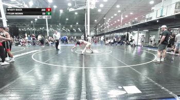 134 lbs 5th Place - Wyatt Rock, Journeymen Wrestling Red - HSC vs Tyler Morin, Southern Regional - HSC