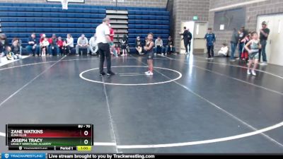 70 lbs Cons. Round 3 - Zane Watkins, Kuna Klub vs Joseph Tracy, Legacy Wrestling Academy