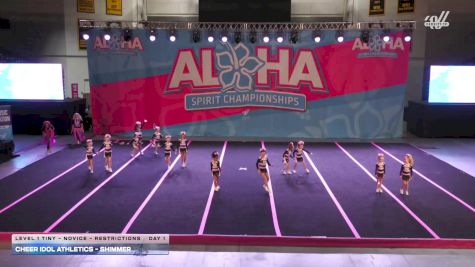 Cheer Idol Athletics - Shimmer [2026 L1 Tiny - Novice - Restrictions Day 1] 2026 Aloha Baltimore Showdown