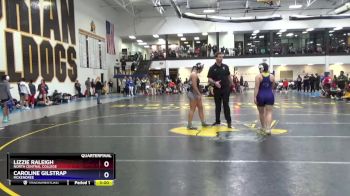 155 lbs Quarterfinal - Caroline Gilstrap, McKendree vs Lizzie Raleigh, North Central College