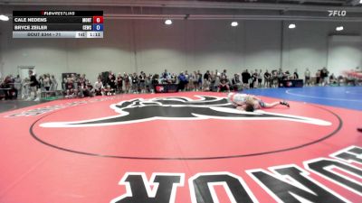 71 lbs Cons. Round 3 - Cale Nedens, Montana vs Bryce Zeiler, Chugach Eagles Wrestling Club