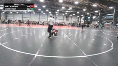 88 lbs Round 2 - 10:45am Saturday - Masten Felix, West Coast Elite vs Ricky Almaguer, Cali Red