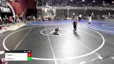 70 lbs Round Of 16 - Toren Gates, Athlos WC vs Hunter Pierce, Glasgow WC