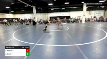 138 lbs Prelims - Donte Lopez, CA vs Andrew Reall, RI