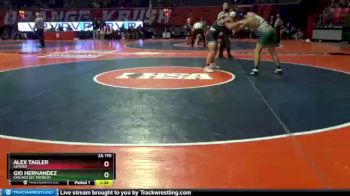 2 lbs Champ. Round 1 - Alex Tagler, Lemont vs Gio Hernandez, Chicago (St. Patrick)