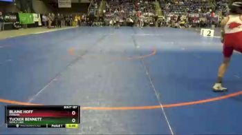 113 lbs Cons. Round 1 - Tucker Bennett, Devils Lake vs Blaine Hoff, Mandan