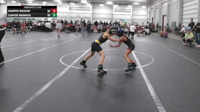 64-68 lbs Cons. Round 3 - Carter Mendick, Northern Delaware Wrestling Academy (NDWA) vs Harper Weaver, AISIG