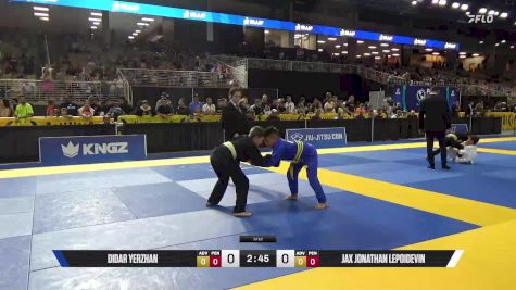 Jax Jonathan Lepoidevin vs Didar Yerzhan 2025 Pan Kids Jiu-Jitsu IBJJF Championship