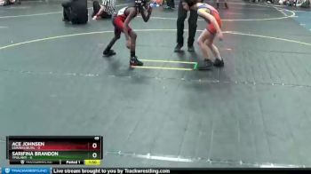 49 lbs Finals (8 Team) - Ace Johnsen, Edwardsburg vs Sarifina Brandon, Ypsilanti