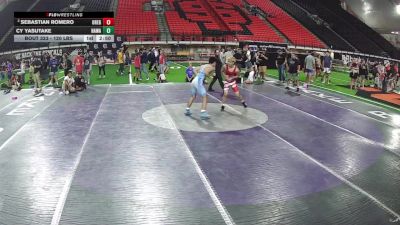 120 lbs Champ. Round 4 - Sebastian Romero, Oregon vs Cy Yasutake, Hawaii