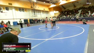 175 lbs Round 3 - Russel Skinner, Williams High School vs THOMAS WILSON, Antelope Union