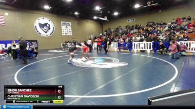 195 lbs Cons. Semi - Simon Sanchez, Centennial vs Christian Davidson, Paso Robles