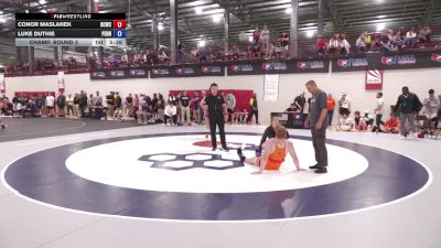 92 kg Champ. Round 3 - Conor Maslanek, Buies Creek Wrestling Club vs Luke Duthie, Pennsylvania