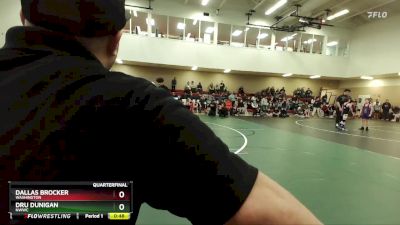 42-44 lbs Round 2 - Dallas Brocker, Washington vs Dru Dunigan, NWWC