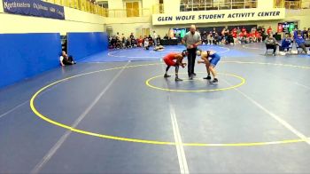 133 lbs Round 5 (6 Team) - Jordan Cullors, Labette Community College vs Gavin Wehr, Murray State