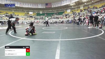 85 lbs Quarterfinal - Oren Travis, Spartan Wrestling Academy vs Aiden Johnson, Bentonville Wrestling Club