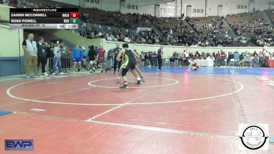 120 lbs Round Of 16 - Zaiden McConnell, MacArthur Wrestling vs Ross Powell, Bristow