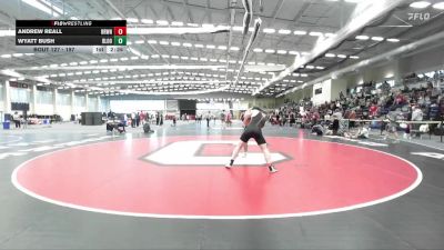 197 lbs Round 3 - Wyatt Bush, Bloomsburg vs Andrew Reall, Brown