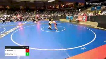 100 lbs Rd Of 32 - Gaige Wessley, Maize vs Hunter Rushing, Lion's Den Wrestling Academy