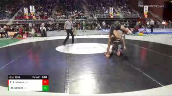 3A-160 lbs Cons. Round 2 - Hazen Camino, Buffalo vs Elliot Anderson, Burns/Pine Bluffs