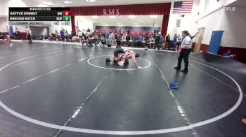 157 lbs Champ. Round 2 - Xayvyr Stanely, Riverton vs Breckin Hatch, Rock Springs