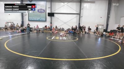 50 lbs Rr Rnd 3 - Adriana Yodice, CT Whale - W vs Timmery Condit, Mat Demon - W