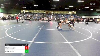 175 lbs Round Of 128 - Isai Fernandez, CA vs Andrew Barford, OH