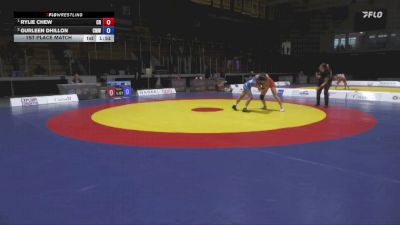 1st Place Match - Rylie Chew, Coast RTC vs Gurleen Dhillon, Canadian Mal Wrestling