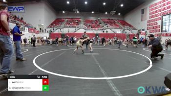 67 lbs Quarterfinal - Jaysten Wolfe, Team Nomad vs Cage Daugherty, D3 Wrestling Cluib