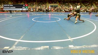 96 lbs Round Of 16 - Sawyer Akel, Florida Scorpions vs Zachary Madrid, Lincoln Christian