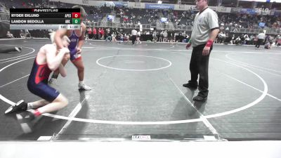 133 lbs Semifinal - Ryder Eklund, Apex vs Landon Bedolla, Ark City