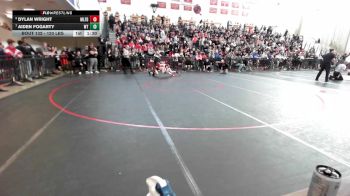 120 lbs Quarterfinal - Dylan Wright, Milford vs Aiden Fogarty, Whittier